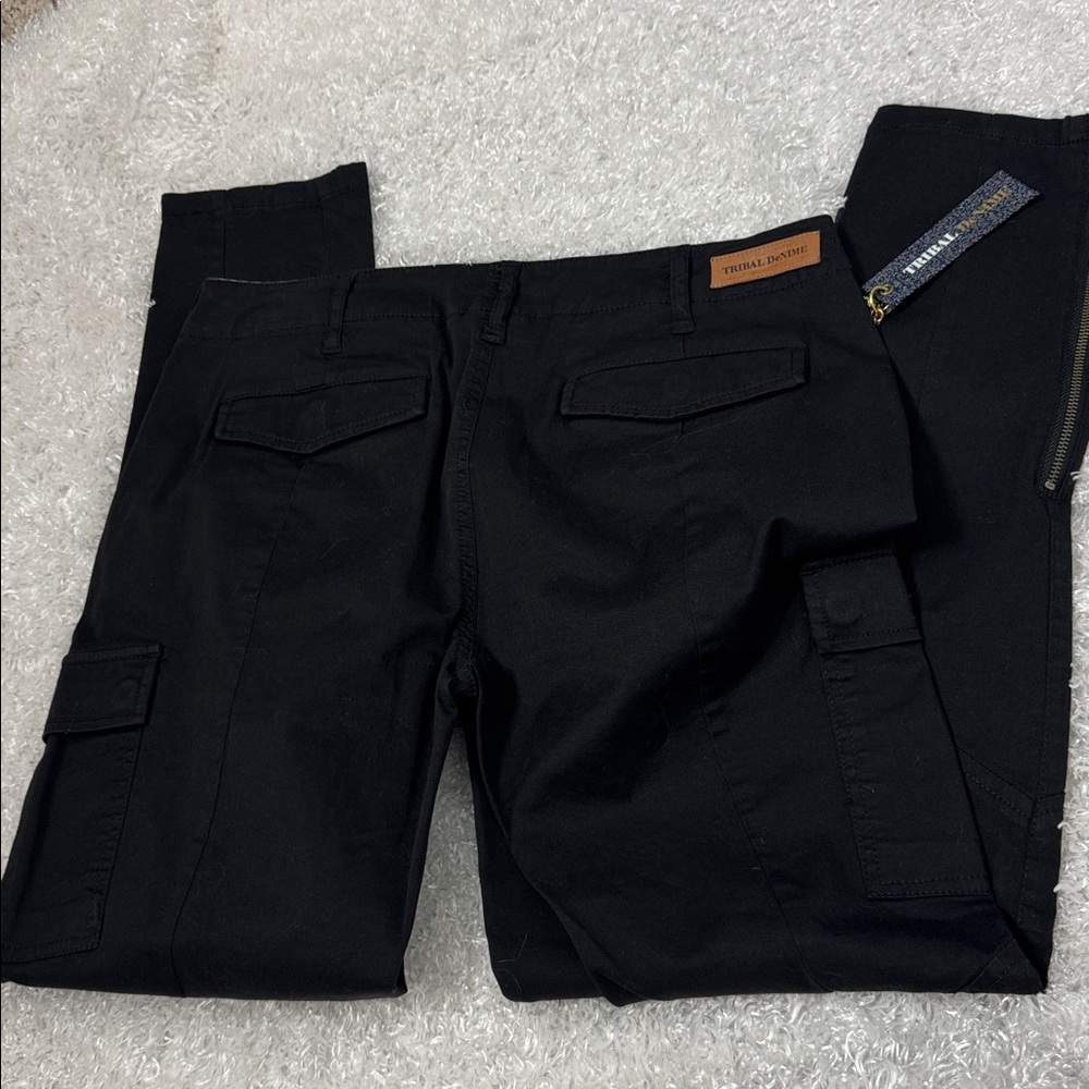 Tribal black skinny pants new - Picture 2 of 8